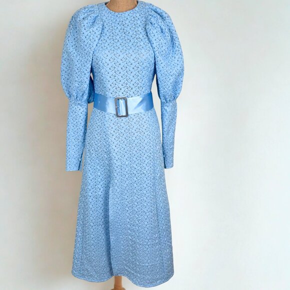 Rotate Birger Christensen Blue Dress - Size 6 - Picture 1 of 5